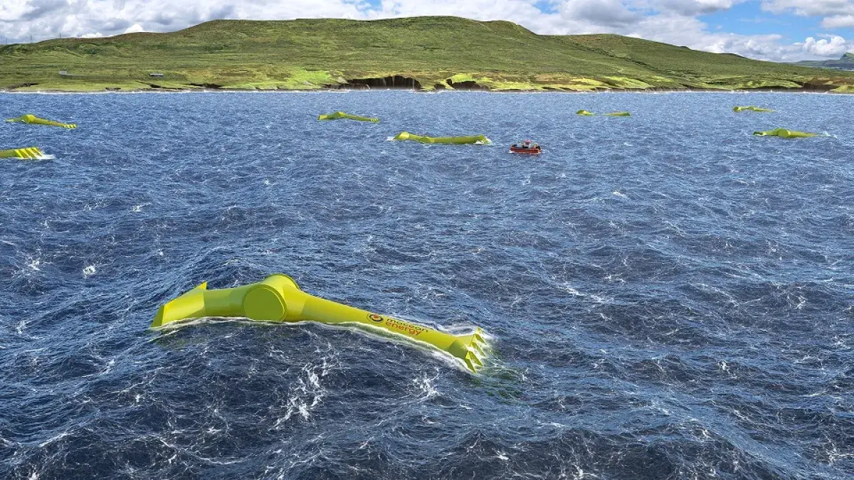 Image of Mocean energy blue horizon wave farm