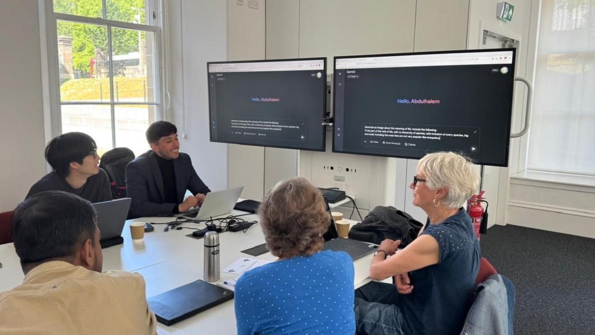 APRIL interns delivering ACE IT workshop