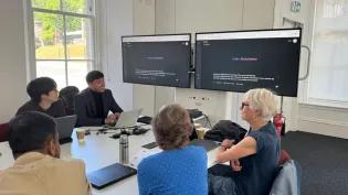 APRIL interns delivering ACE IT workshop