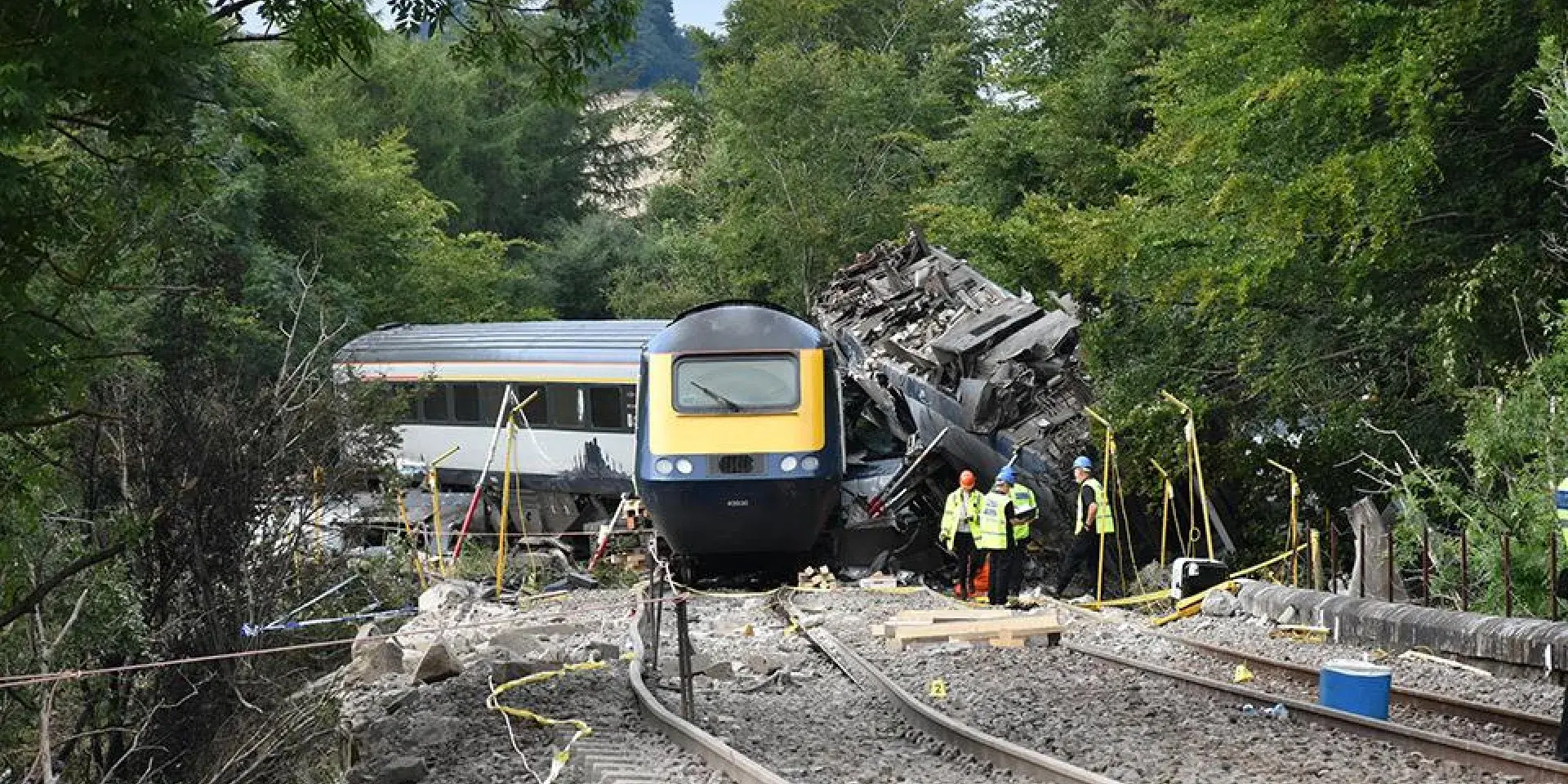 Carmont derailment image