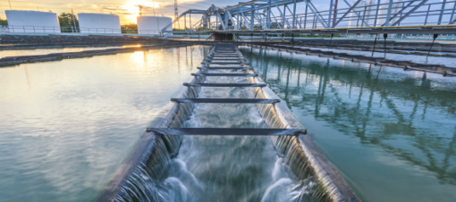 undergraduate Chemical Engineering panel showing water treatment plant