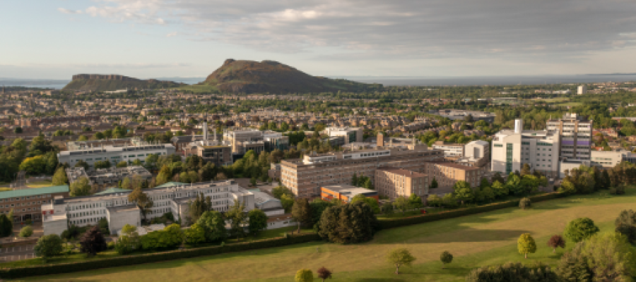 Kings Buildings campus, University of Edinburgh, aerial view