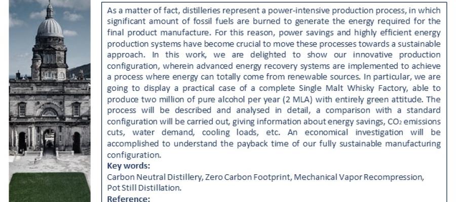 IMP seminar:Carbon Neutral Distillery: towards a fully sustainable production