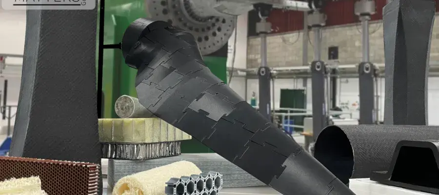 MATTERS research group image with FASTBLADE and architected materials and structures