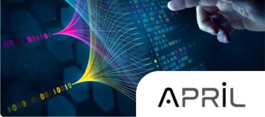 APRIL AI Hub logo and graphic