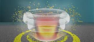 Image of Cavitation induced collapse of surface nanobubbles