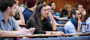 Engineering students enjoying a lecture