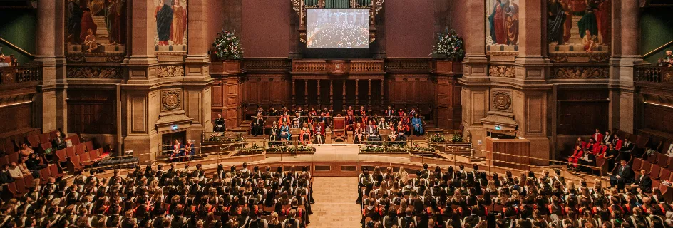 Graduating students in the McEwan Hall || Winter events celebrate student achievement 