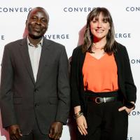 Aliyu Dala Blue Economy Award Winner (one of two) with Lizzie Withington from Edinburgh University