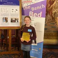 Gold medal at the awards ceremony