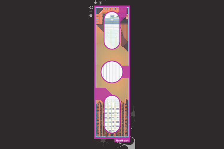 RADTEST: Designers: Ahmet, Alex, Themis. Purpose: Test structure for radiation hardened RRAM memory cells