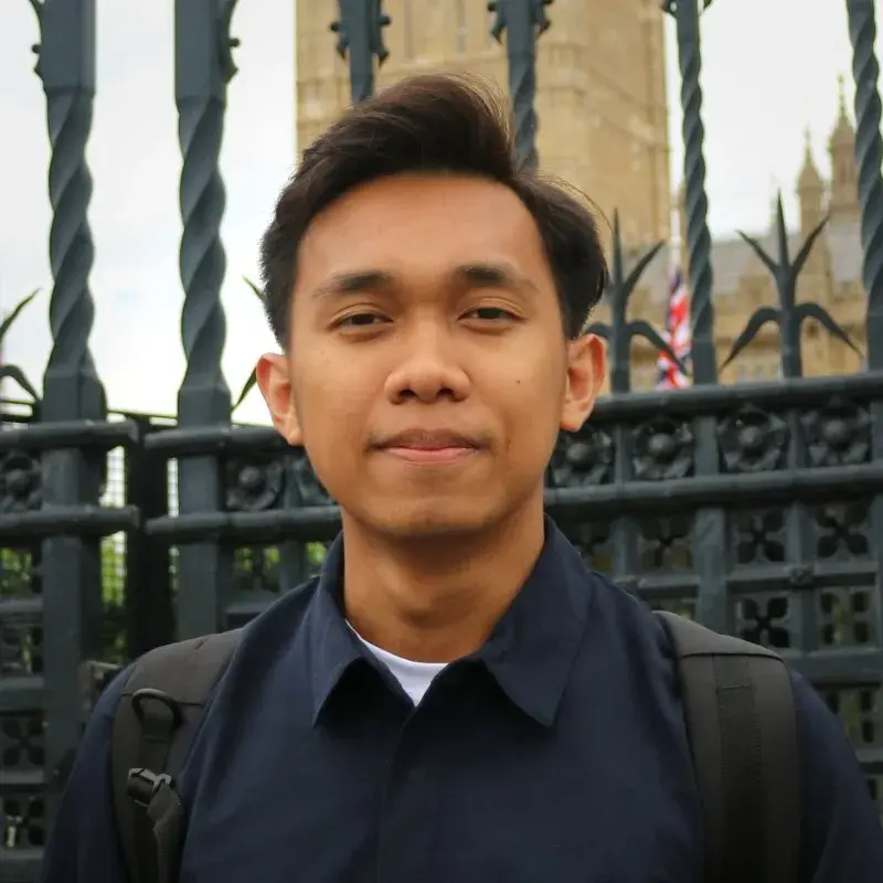portrait photo of Munawir Pratama wearing a dark shirt