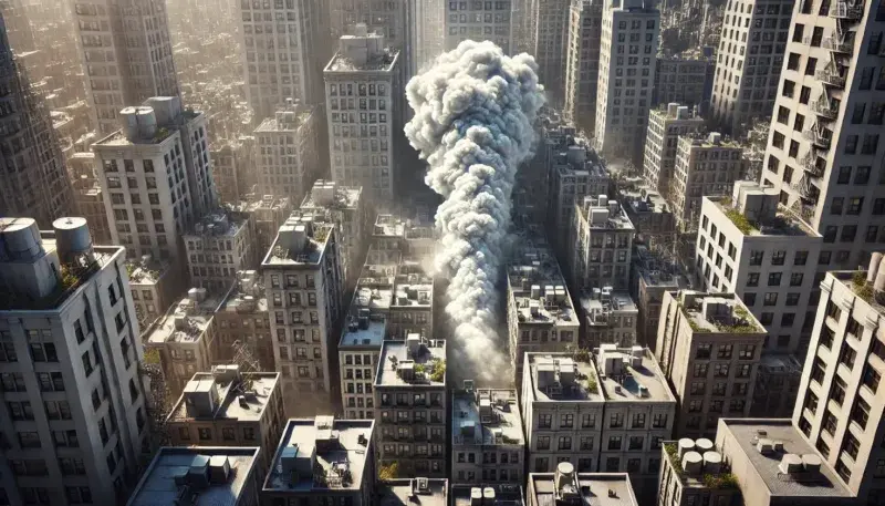 Artificial image of a plume generated using DALL.E