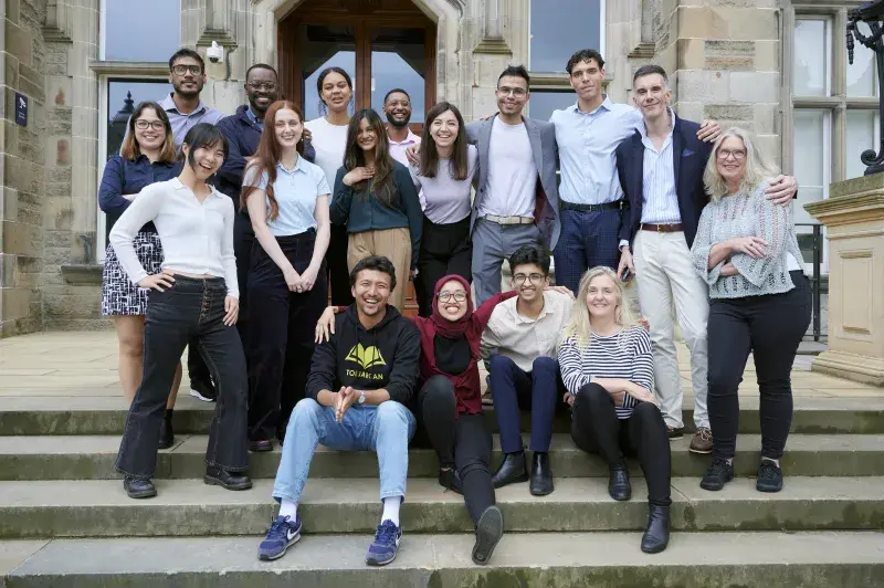 Group of students taking part in the showcase.