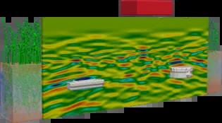 Ground penetration radar simulation