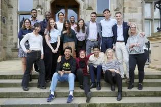 Group of students taking part in the showcase.