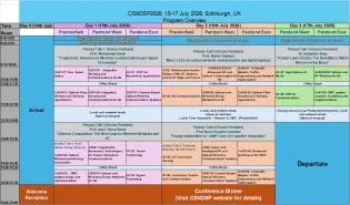 Programme at a glance