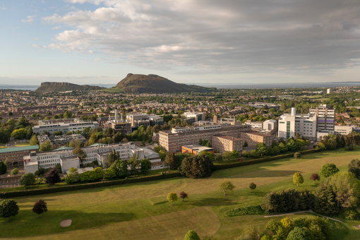 Kings Buildings campus, University of Edinburgh, aerial view