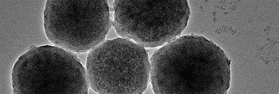 Engineered magnetic nanorobots about 300nm in diameter. Image credit: Jianrong Wu