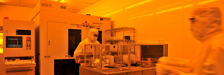 Cleanroom facilities at the Scottish Microelectronics Centre