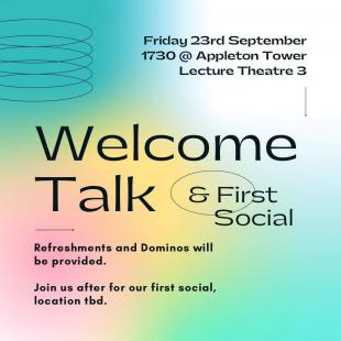 Welcome Talk Flyer