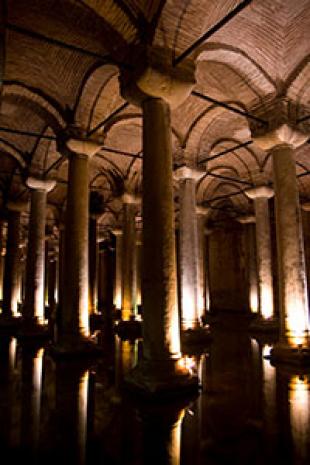 Basilica Cistern - Photo © Jim Crow 2014 reproduced by permission