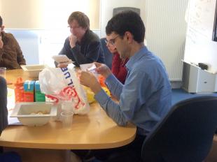 Dr Dimitir Mignard was amongst the staff helping students consider solutions to plastic waste in Scotland